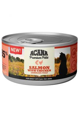 Acana Premium Pate Somon Balıklı ve Tavuklu Kedi Konservesi 85gr - 1