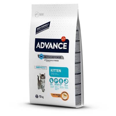 Advance Kitten Tavuklu ve Pirinçli Yavru Kedi Maması 10 KG - 1