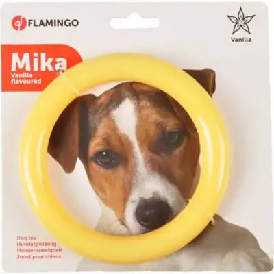 Flamingo Vanilya Halka Köpek Oyuncağı 14cm - 1