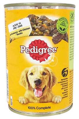 Pedigree Tavuk Etli Köpek Konservesi 400gr - 1