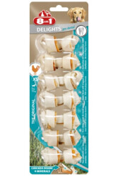 8in1 Delights Pro Dental Köpekler için Tavuklu Ağız Bakım Kemiği (XS) 7 Adet - 1