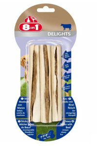 8in1 Delights Sticks Biftekli Çubuk Köpek Ödül Maması 75gr - 8in1