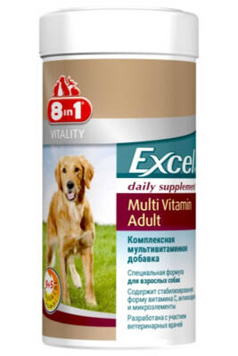 8in1 Excel Köpekler için Multivitamin Tablet 70 Adet - 1