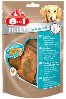 8in1 Pro Dental Tavuklu Köpek Ödül Maması 80gr - 1