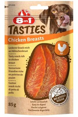 8in1 Tasties Chicken Breast Tavuk Göğsü Köpek Ödülü 85gr - 1