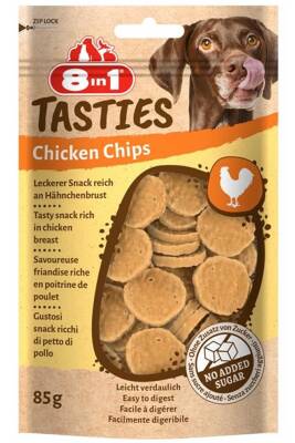 8in1 Tasties Chicken Chips Tavuk Cipsi Köpek Ödülü 85 Gr - 1