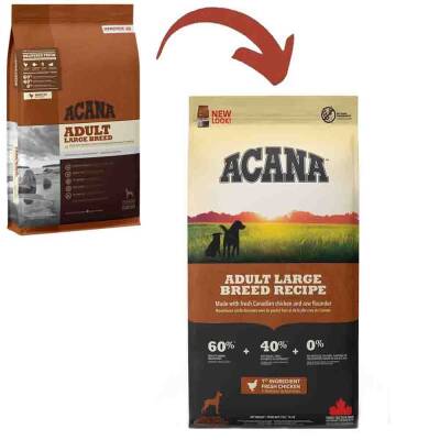 Acana Adult Large Breed Tahılsız Büyük Irk Yetişkin Köpek Maması 17kg - 1