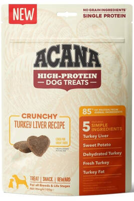 Acana Crunchy Turkey Dog Treats Yüksek Proteinli Hindili Köpek Ödül Maması 100gr - 1