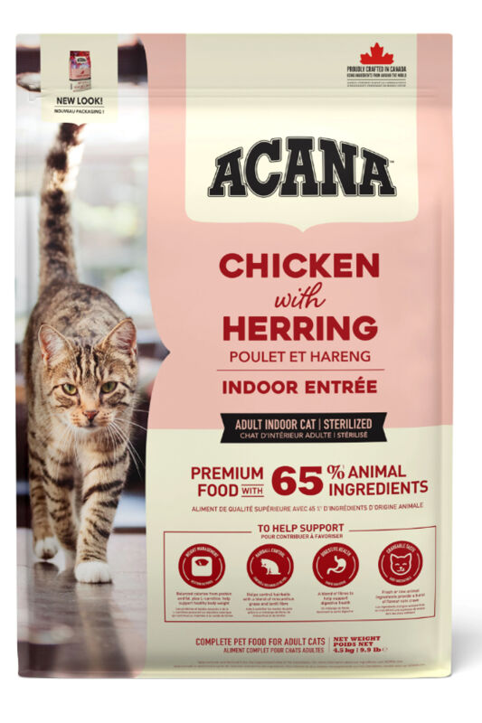 Acana Indoor Entree Tavuk ve Hindi Etli Kısırlaştırılmış Kedi Maması 4,5kg - 1