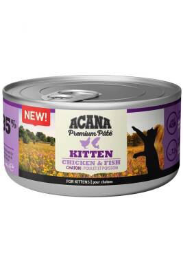 Acana Premium Pate Tavuklu ve Balıklı Yavru Kedi Konservesi 85gr - 1