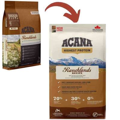 Acana Ranchlands Tahılsız Sığır Etli Köpek Maması 11,4kg - 1