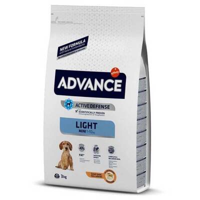 Advance Light Tavuklu Küçük Irk Diyet Köpek Maması 3kg - 1