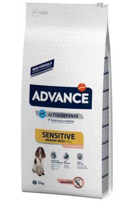 Advance Sensitive Somon Pirinçli Orta ve Büyük Irk Yetişkin Köpek Maması 12kg - 1