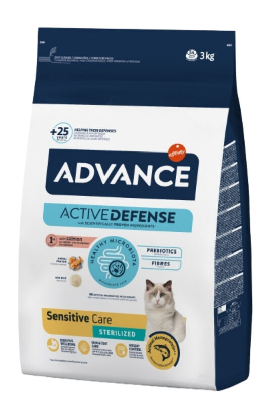 Advance Sensitive Somonlu Kısırlaştırılmış Kedi Maması 3 KG - 2