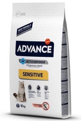 Advance Sensitive Somonlu Yetişkin Kedi Maması 10kg - 1