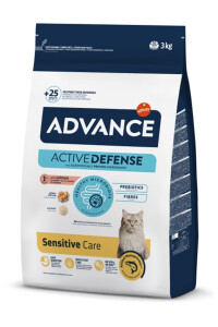 Advance Sensitive Somonlu Yetişkin Kedi Maması 3 KG - 1