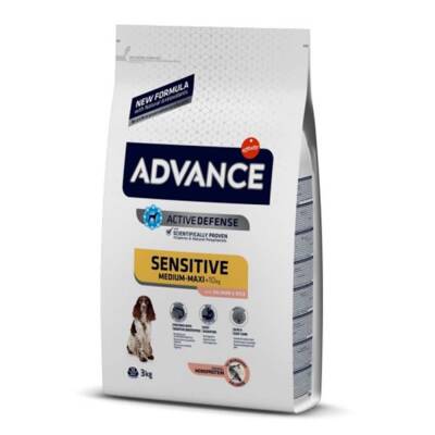 Advance Sensitive Somonlu Yetişkin Köpek Maması 3kg - 1