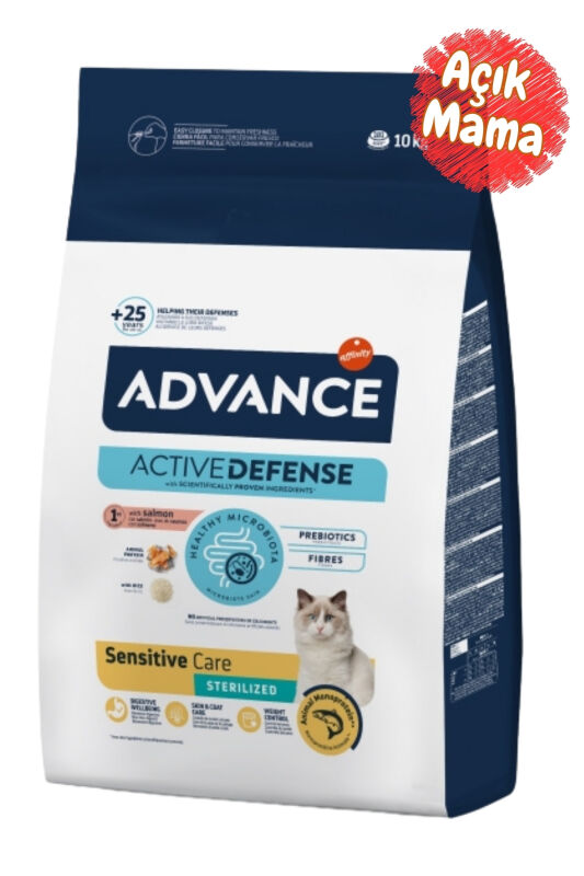 Advance Sterilized Kısırlaştırılmış Somonlu Kedi Maması 1 kg - Açık Mama - 1