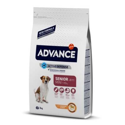 Advance Tavuklu Küçük Irk Yaşlı Köpek Maması 3kg - 1