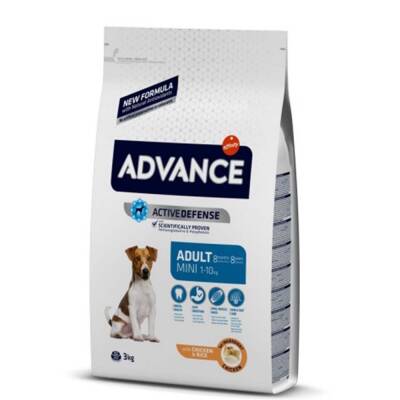 Advance Tavuklu Küçük Irk Yetişkin Köpek Maması 3kg - 1