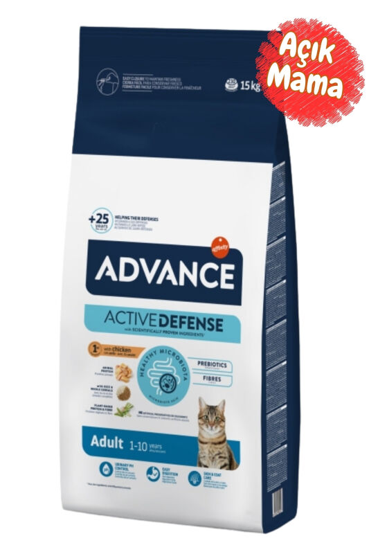 Advance Yetişkin Tavuklu Kedi Maması 1 kg - Açık Mama - 1
