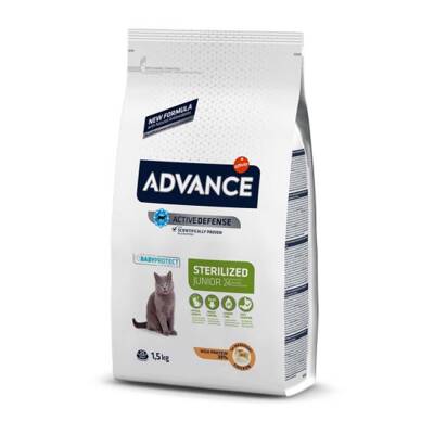 Advance Young Sterilised Tavuklu Kısırlaştırılmış Kedi Maması 1,5kg - 1