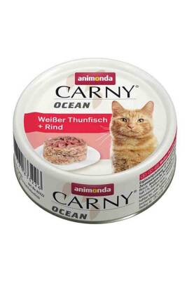 Animonda Carny Ocean Ton Balıklı ve Sığır Etli Yetişkin Kedi Konservesi 80gr - 1