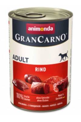 Animonda Gran Carno Sığır Etli Yetişkin Köpek Konservesi 400gr - 1