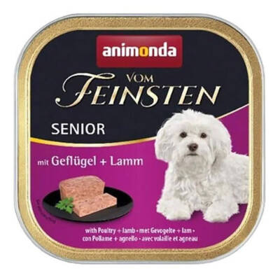 Animonda Kümes Hayvanlı Kuzulu Yaşlı Köpek Konservesi 150gr - 1