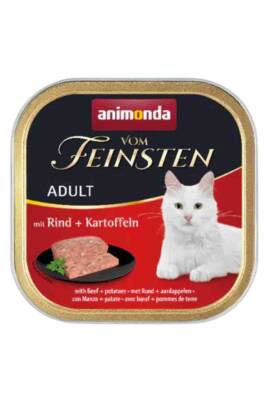 Animonda Sığır Eti ve Patatesli Yetişkin Kedi Konservesi 100gr - 1