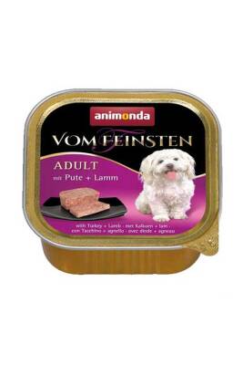 Animonda Vom Feinsten Hindili ve Kuzulu Yetişkin Köpek Konservesi 150gr - 1