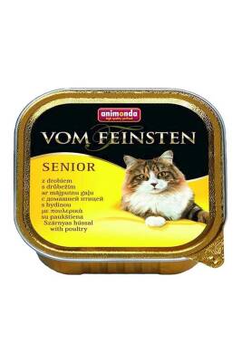 Animonda Vom Feinsten Senior Kümes Hayvanlı Yaşlı Kedi Konservesi 100gr - 1