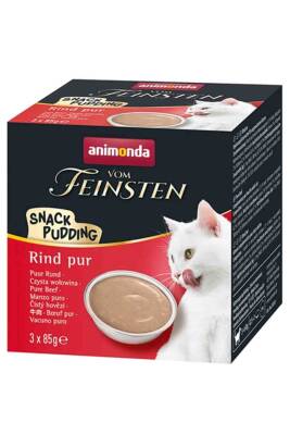 Animonda Vom Feinsten Snack Pudding Biftekli 3x85g - 1