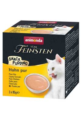 Animonda Vom Feinsten Snack Pudding Tavuklu 3x85g - 1