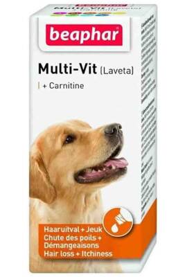 Beaphar Laveta Carnitine Köpekler için Tüy Vitamin Damlası 50ml - 1