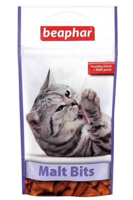 Beaphar Malt Bits Tüy Yumağı Kontrolü Kedi Ödülü 35gr - 1