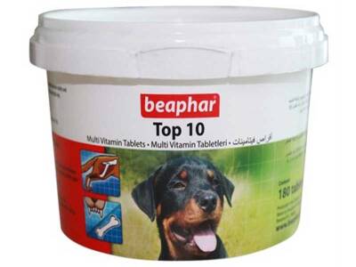 Beaphar Top 10 Köpekler İçin MultiVitamin Tableti 180 Adet - 1