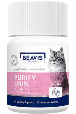 Beavis Purify Urin Kediler İçin C Vitamin Complex 12gr 40 Tablet - 1