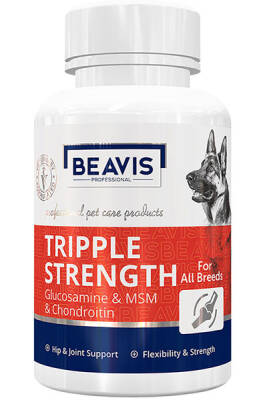 Beavis Triple Strength-Clucosamine Köpekler İçin Eklem ve İskelet Yapısı Destekleyici Tablet 60 Tablet - 1