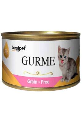 Best Pet Gurme Tahılsız Jöleli Tavuklu Yavru Kedi Konservesi 100gr - 1