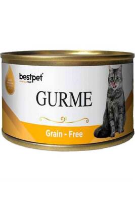 Best Pet Gurme Tahılsız Jöleli Tavuklu Yetişkin Kedi Konservesi 100gr - 1