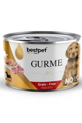 Bestpet Gurme Junior Puppy Kuzulu Parça Etli Yavru Köpek Konservesi 200gr - 1