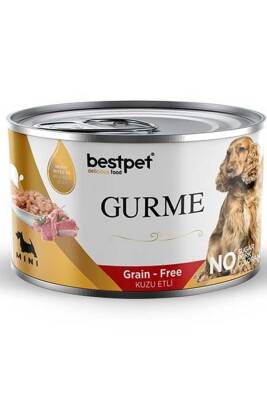 Bestpet Gurme Kuzulu Parça Etli Yetişkin Köpek Konservesi 200gr - 1