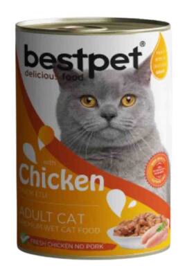 Bestpet Tavuklu Yetişkin Kedi Konservesi 400gr - 1