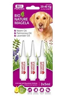 Bio PetActive Bio Nature Köpek Tüy ve Deri Bakım Damlası 5ml-20-40kg-Mor - 1