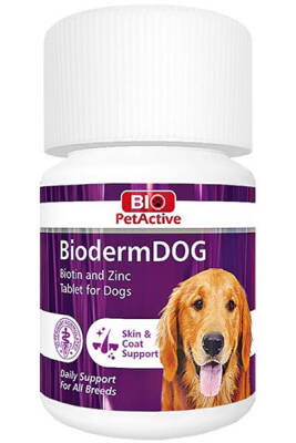 Bio PetActive Bioderm Deri ve Tüy Sağlığı İçin Köpek Vitamini 75 Tablet - 1