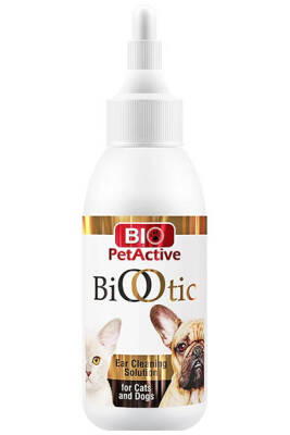 Bio PetActive Biootic Kedi ve Köpek Kulak Temizleme Losyonu 100ml - 1