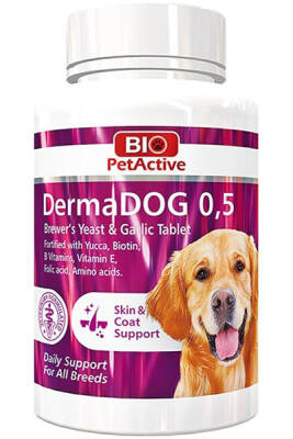 Bio PetActive Dermadog Brewers Köpekler İçin Deri ve Tüy Sağlığı Destekleyici Tablet 150 Tablet - 1