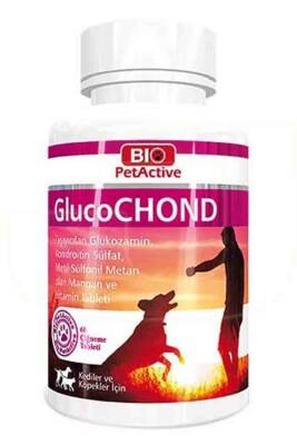 Bio PetActive Glucochond Kedi ve Köpek İçin Eklem Güçlendirici Tablet 60 Adet - 1