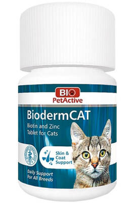 Bio PetActive Kediler İçin Çinko ve Biotin Tableti 100 Tablet - 1